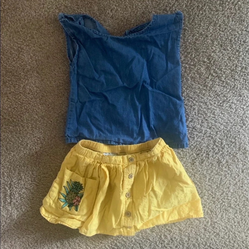 Oshkosh toddler skirt set